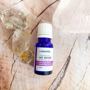 Therapeutic Ho Wood Essential Oil Infused with the Energies of Lithium Quartz 15ml