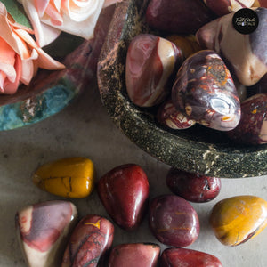 Mookite Jasper Tumbled Stones - Emotional Growth